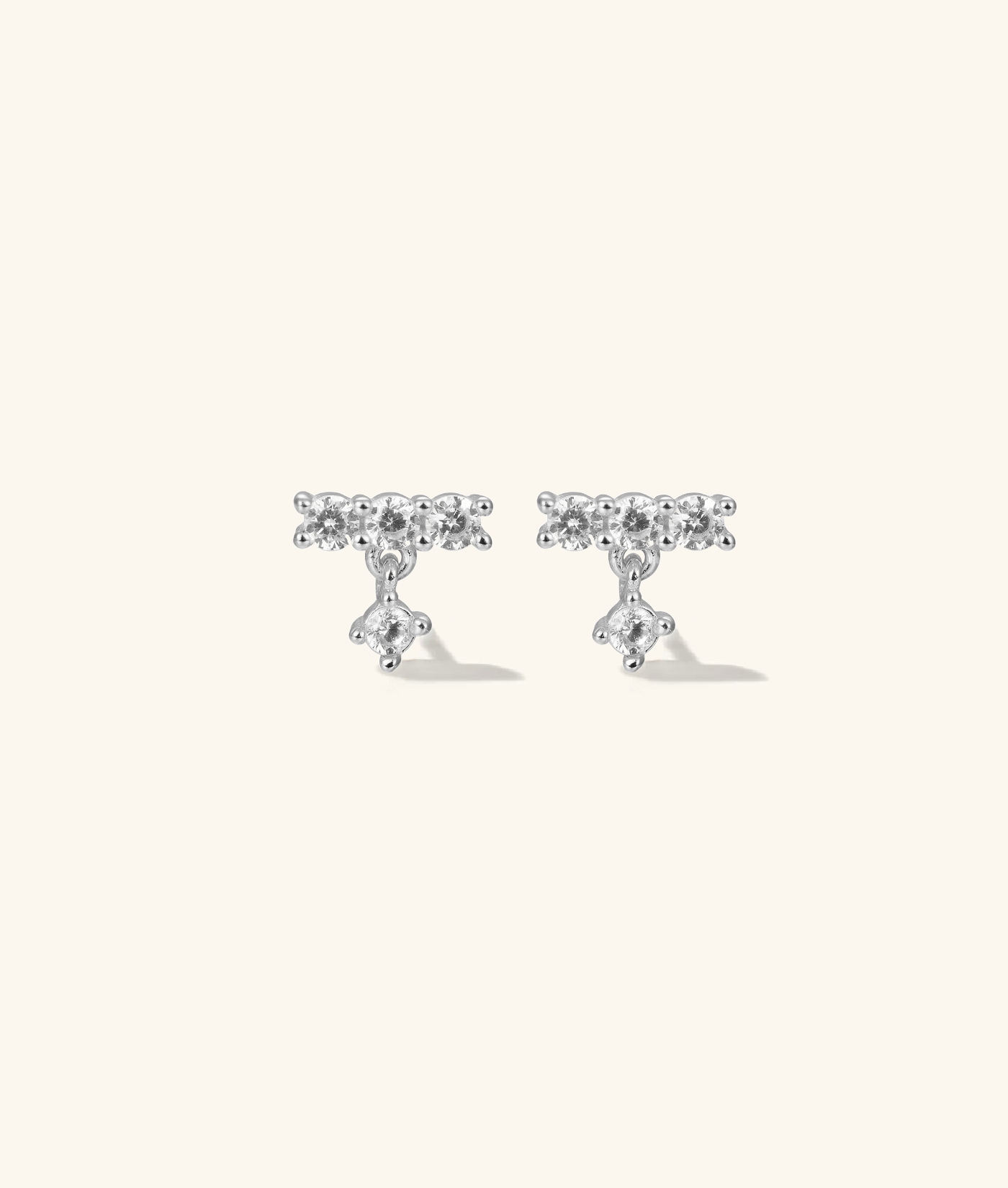 Cascade Studs in Silver