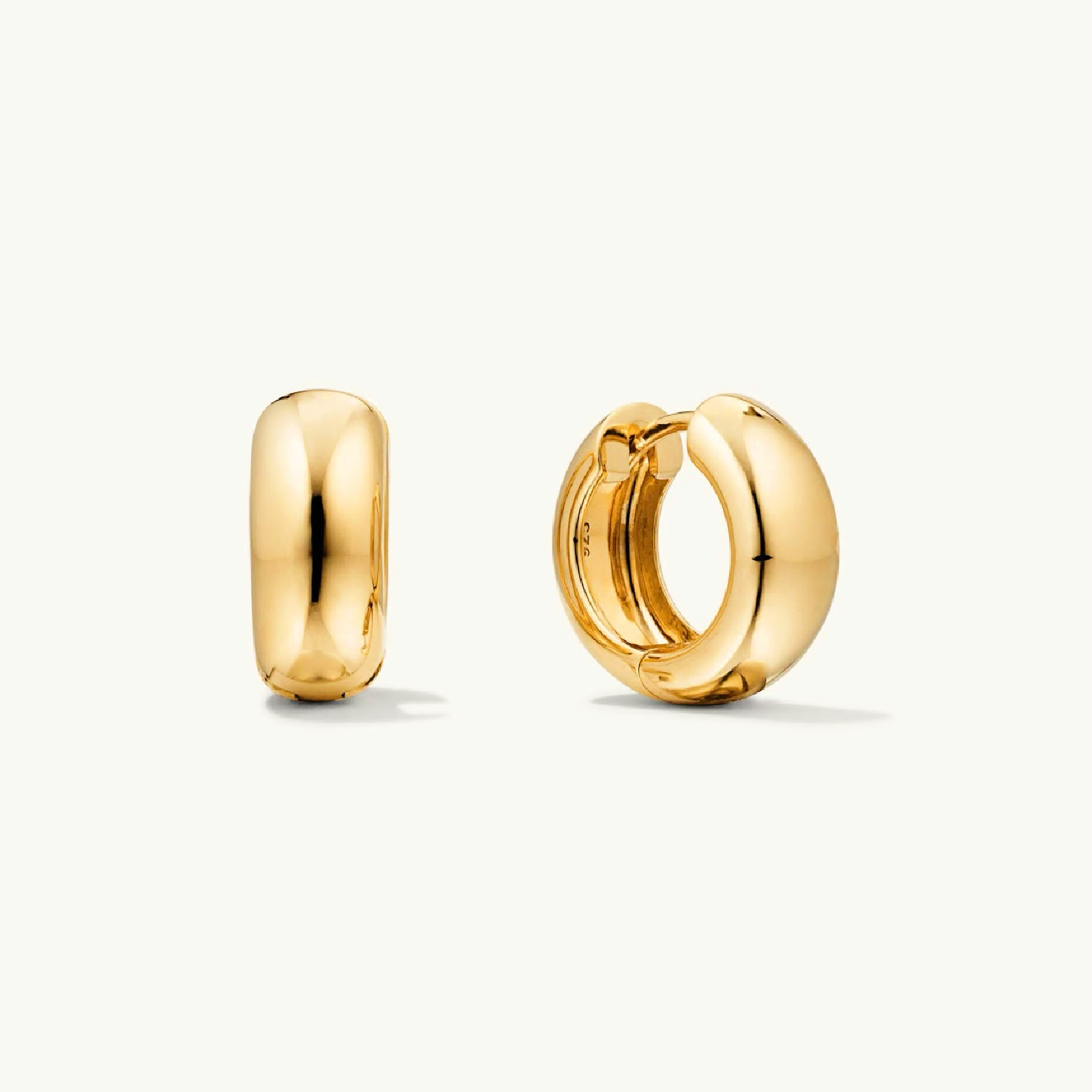Aro Grueso Oro 14MM