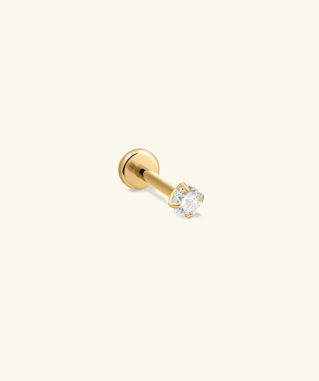 Micro Crystal Titanium Flatback in Gold