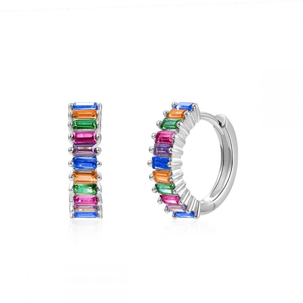 Pendientes Cascada Multi Plata