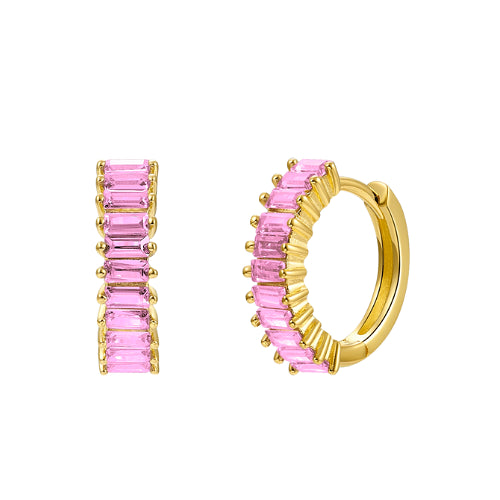 Aros Cascada Rosa