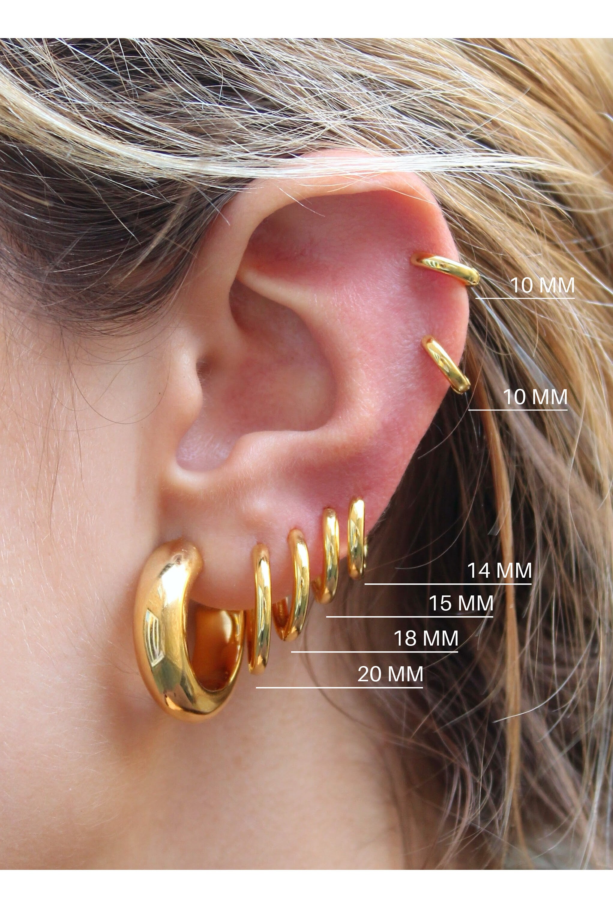 Aro Básico Clásico Oro 18MM