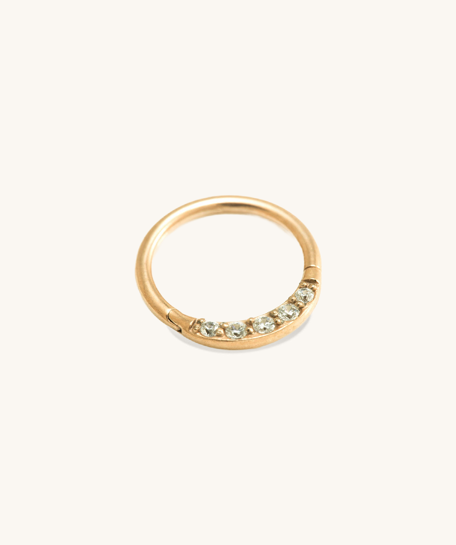 Crystal CZ Gold Clicker