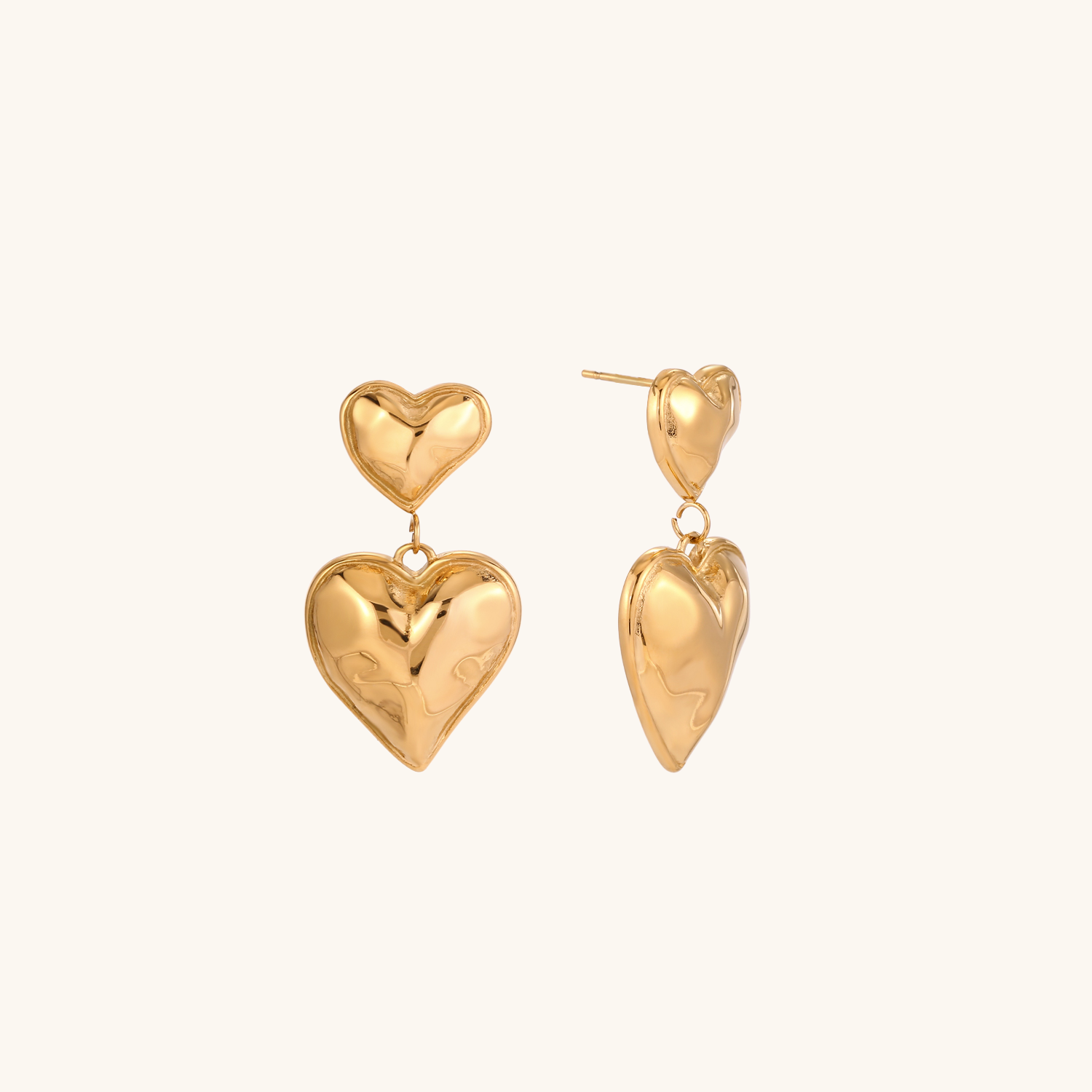 Love Gold Earrings
