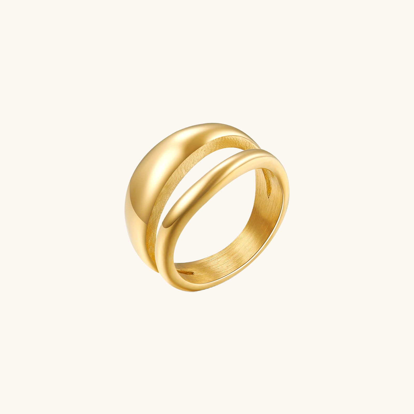 Duet Gold Ring