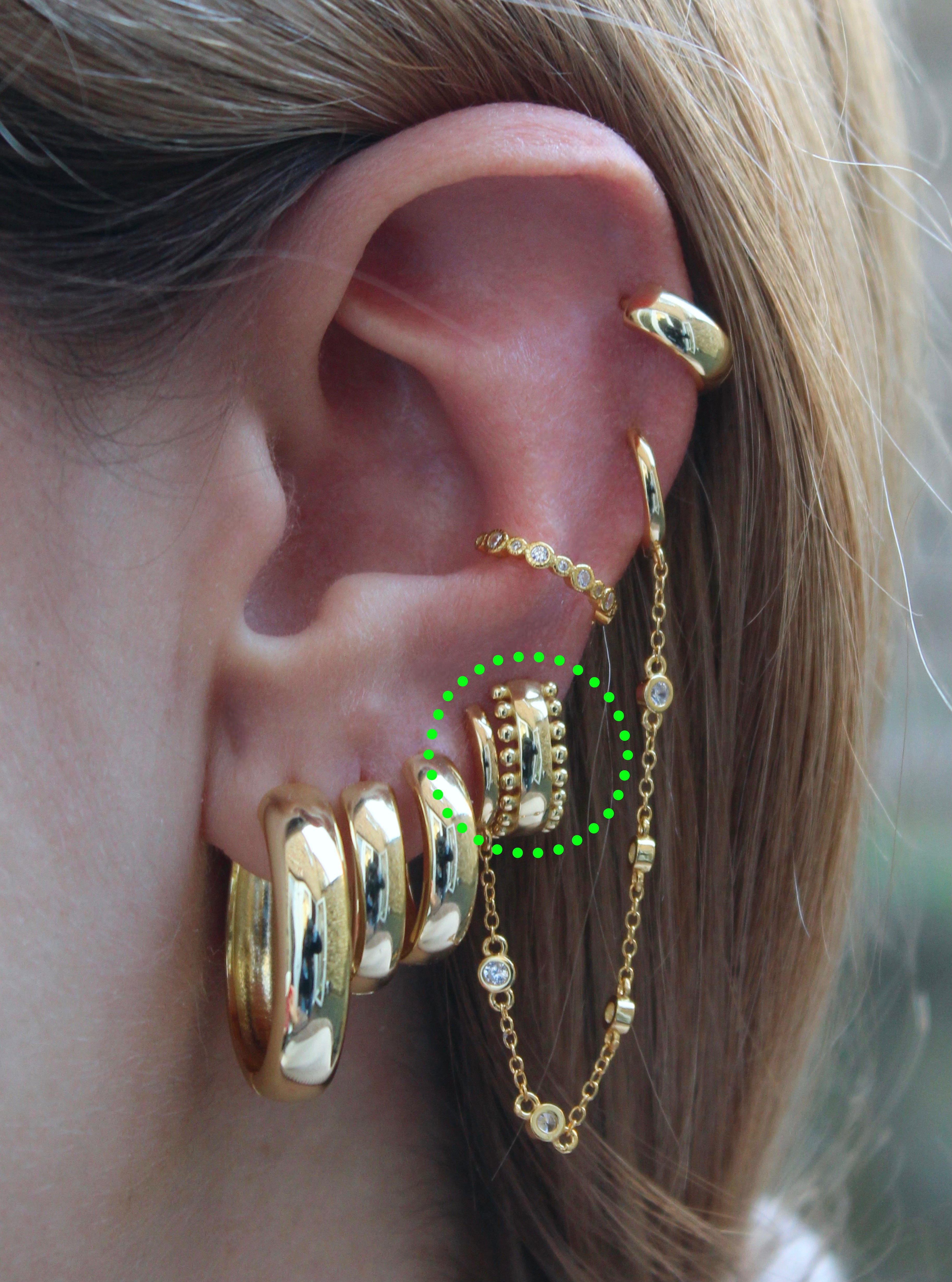 Calima Gold Hoops