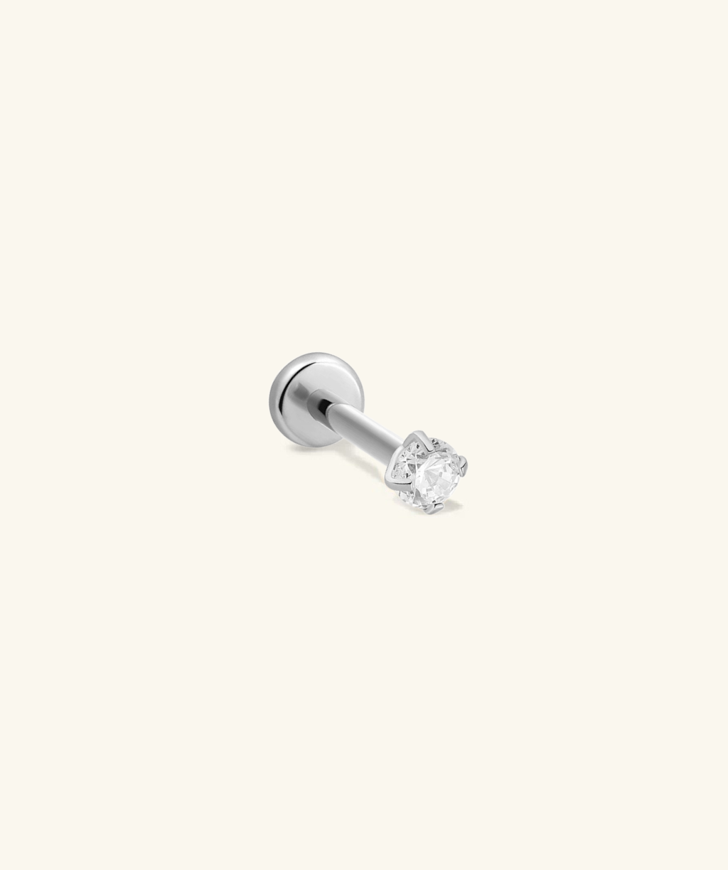 Micro Crystal Titanium Flatback in Platinum