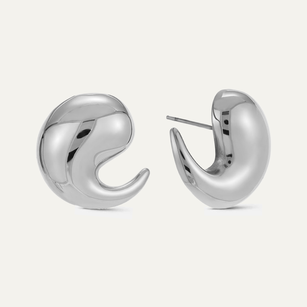 Cloud Silver Earrings