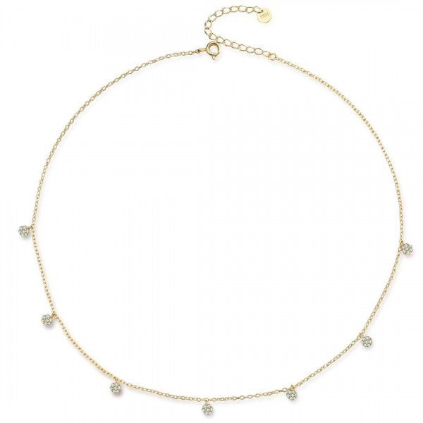 White Aine Gold Necklace
