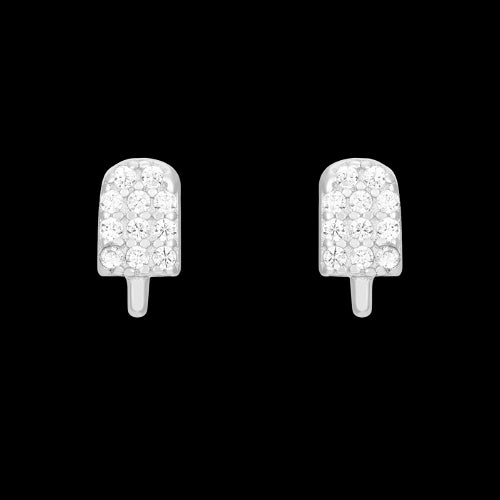 Ice Lolly Silver Stud